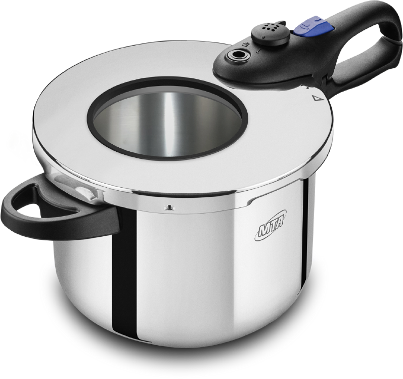 Panela de Pressão Inox com visor